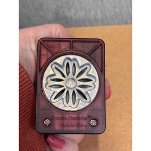 Creative Memories Flower Paper Punch‎ Maroon Daisy Floral Scrapbooking Tool